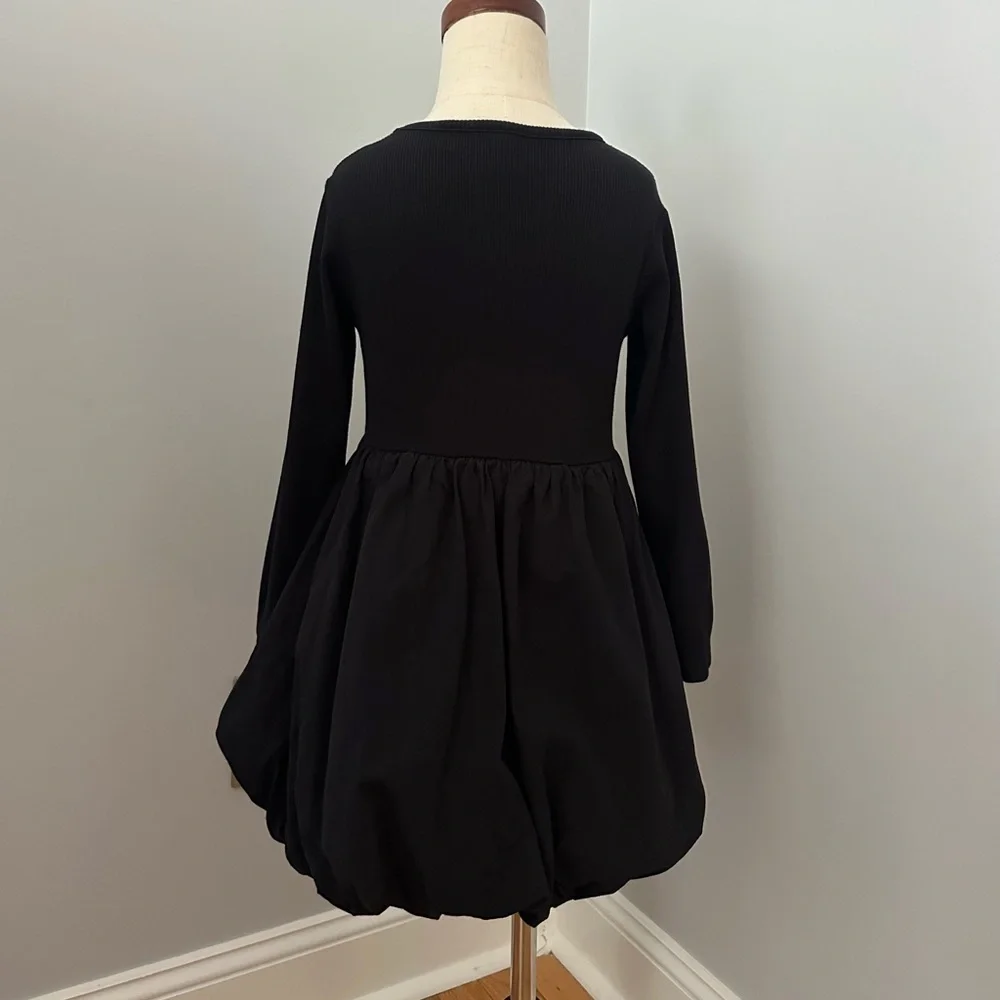 ZARA GIRLS BUBBLE DRESS IN BLACK